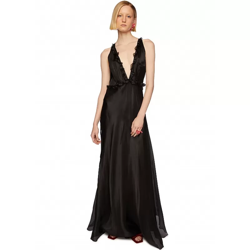 Vivetta Abito Lungo In Organza Di Seta Clearance