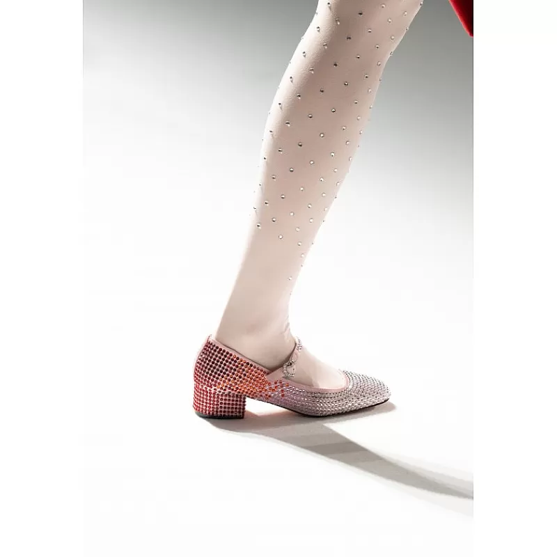 Vivetta Ballerina Con Cristalli Sfumati Shop