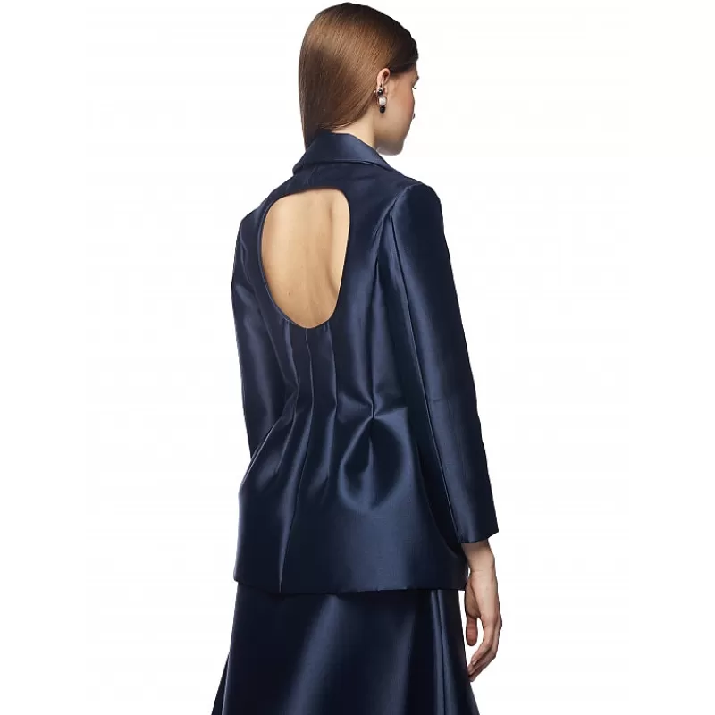 Vivetta Blazer Scuba Con Apertura Sulla Schiena New