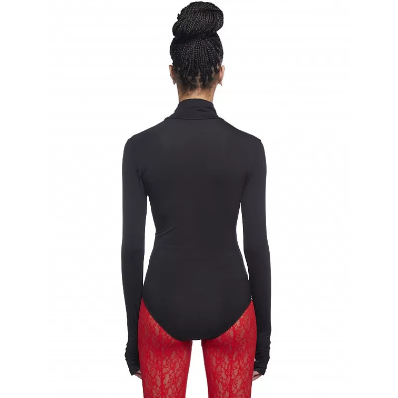 Vivetta Body Con Maniche In Strass Flash Sale