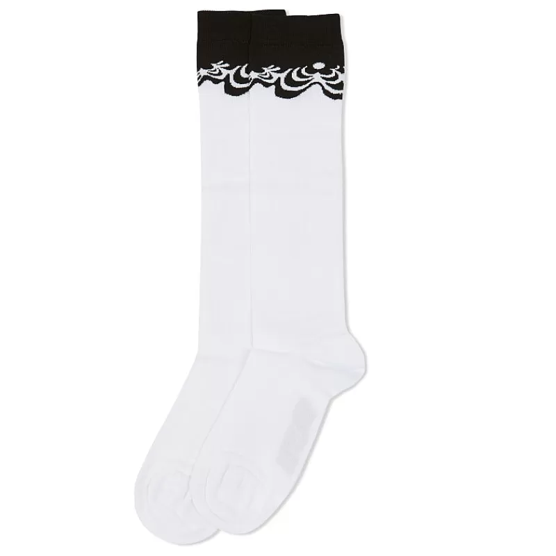 Vivetta Calze In Cotone Con Fiore Jacquard New