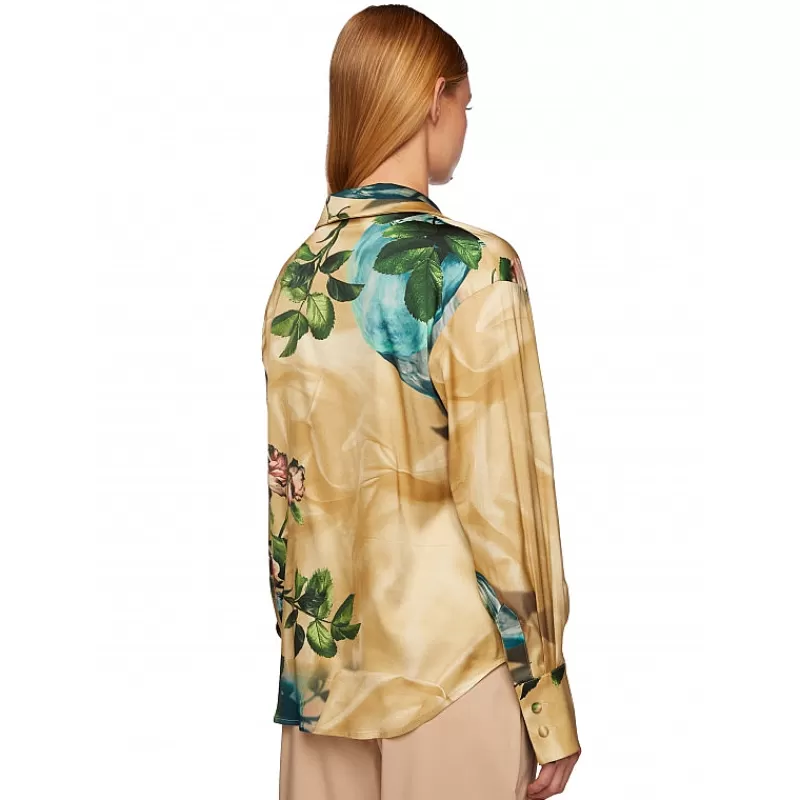 Vivetta Camicia Con Vasi E Fiori Outlet