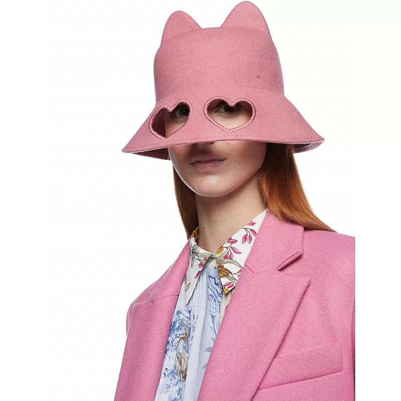 Vivetta Cappello Gatto In Feltro Di Lana New