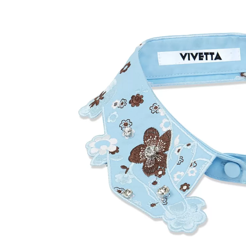 Vivetta Collo In Popeline Ricamato Cheap