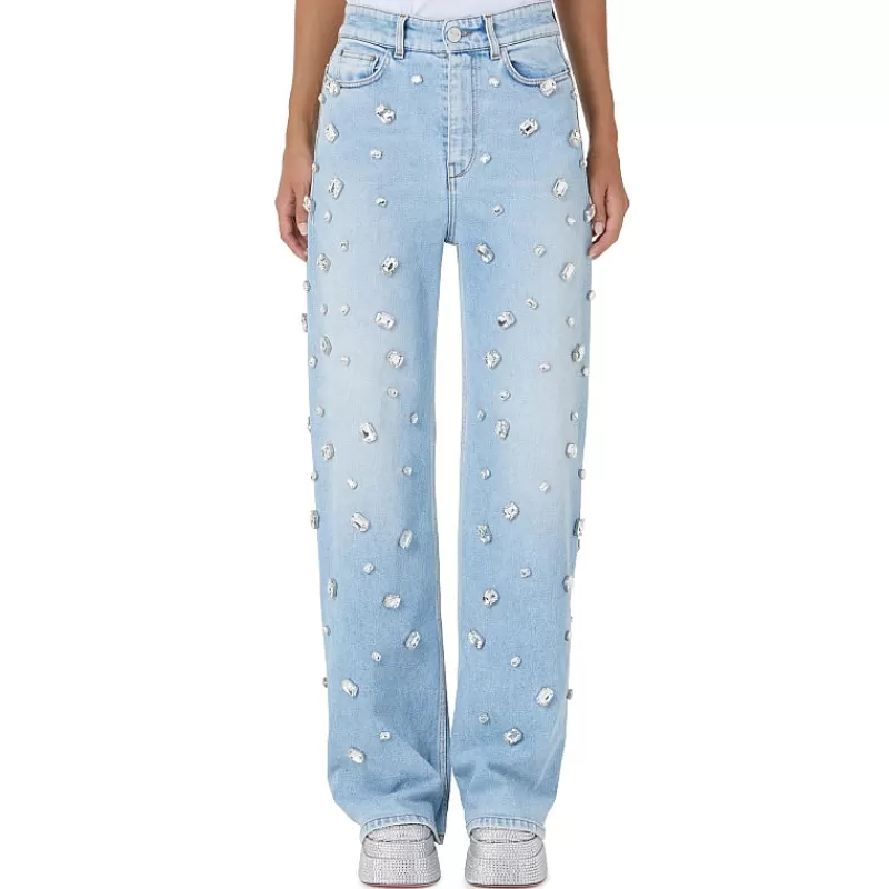 Vivetta Denim Con Pietre Di Cristallo Flash Sale