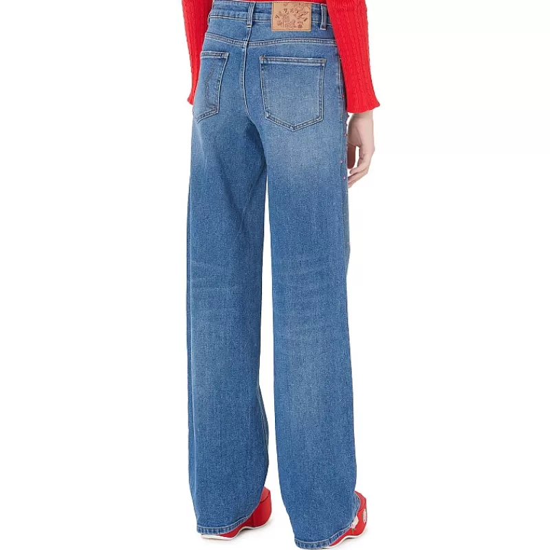 Vivetta Denim Con Strass Degradati Clearance