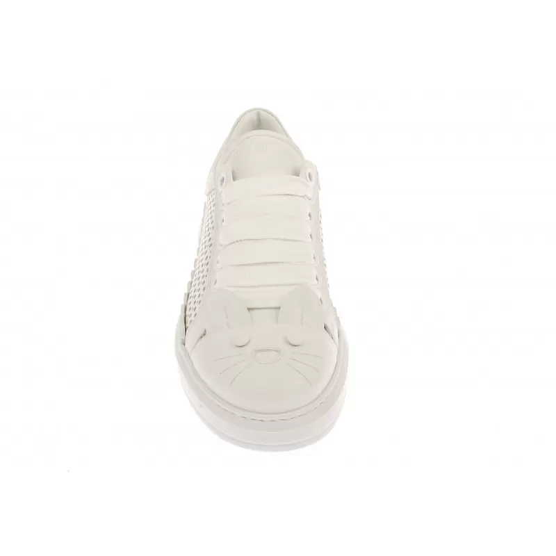 Vivetta Gatto In Pelle Traforata Sneakers Cheap