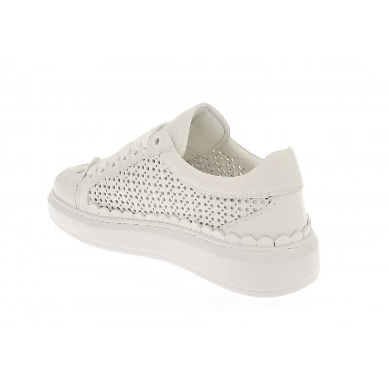 Vivetta Gatto In Pelle Traforata Sneakers Cheap