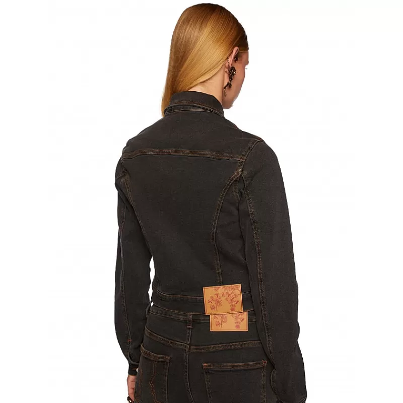 Vivetta Giacca In Denim Con Profilo Online