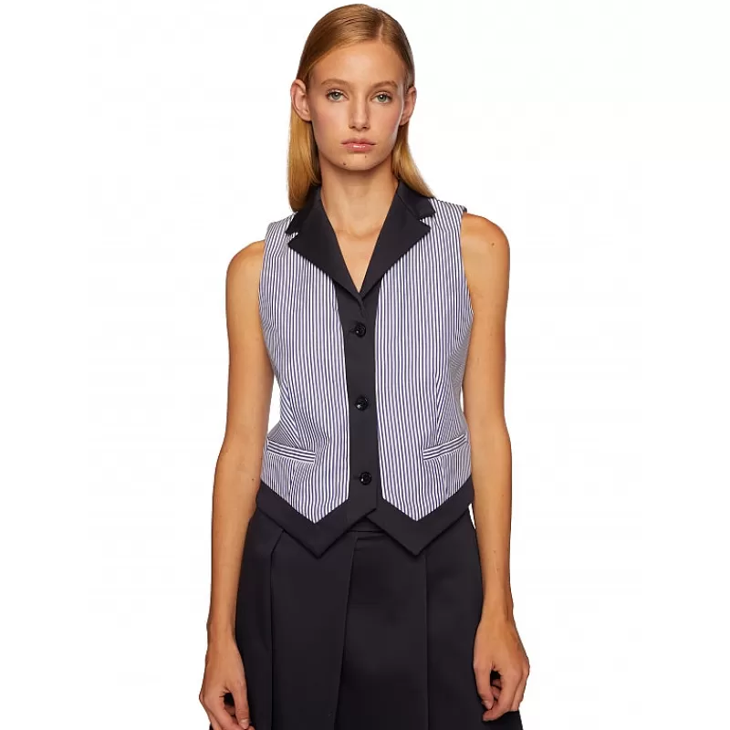 Vivetta Gilet A Righe Shop