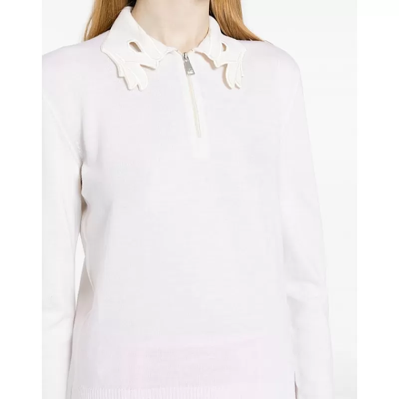 Vivetta Maglia Polo Con Collo A Mano New