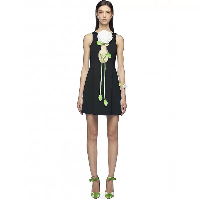 Vivetta Mini Abito Con Fiore Hot