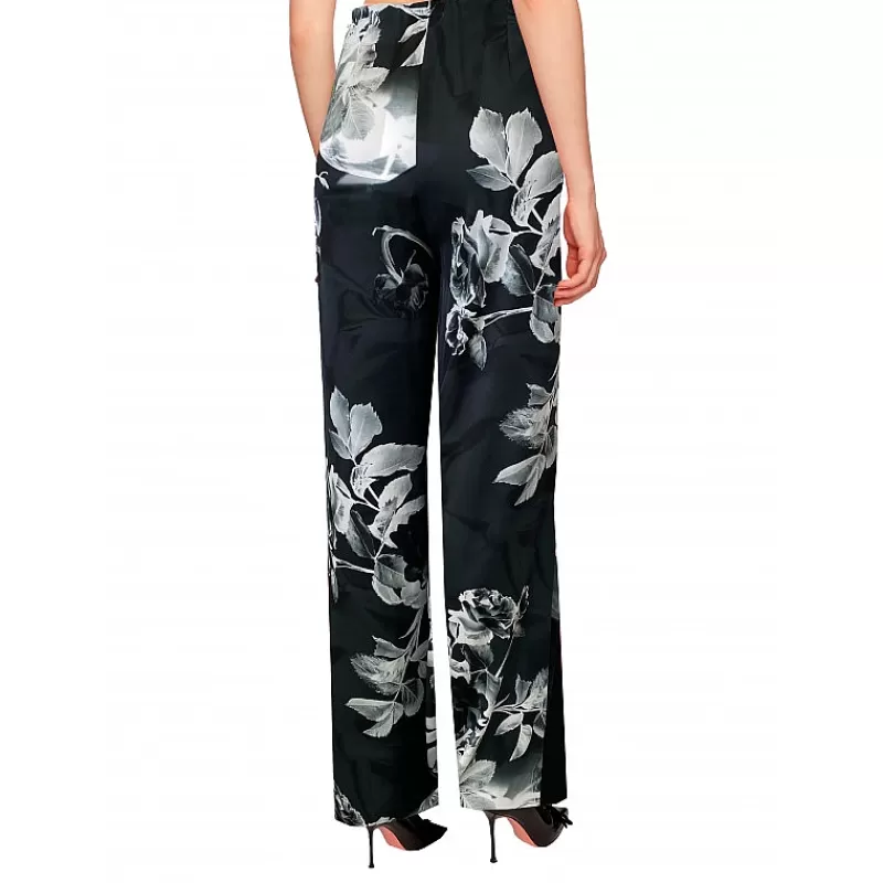 Vivetta Pantalone Con Stampa Vasi E Fiori Flash Sale