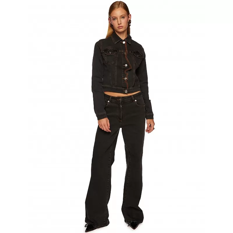 Vivetta Pantaloni In Denim Cargo-Fit Outlet