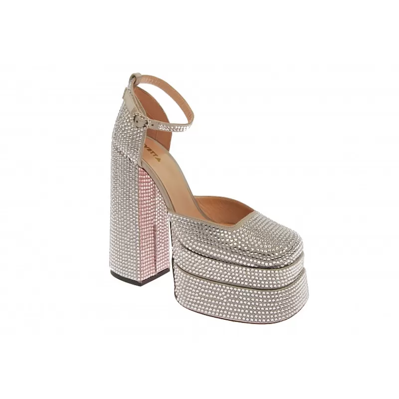 Vivetta Piattaforma Cristalli Mary Jane Discount