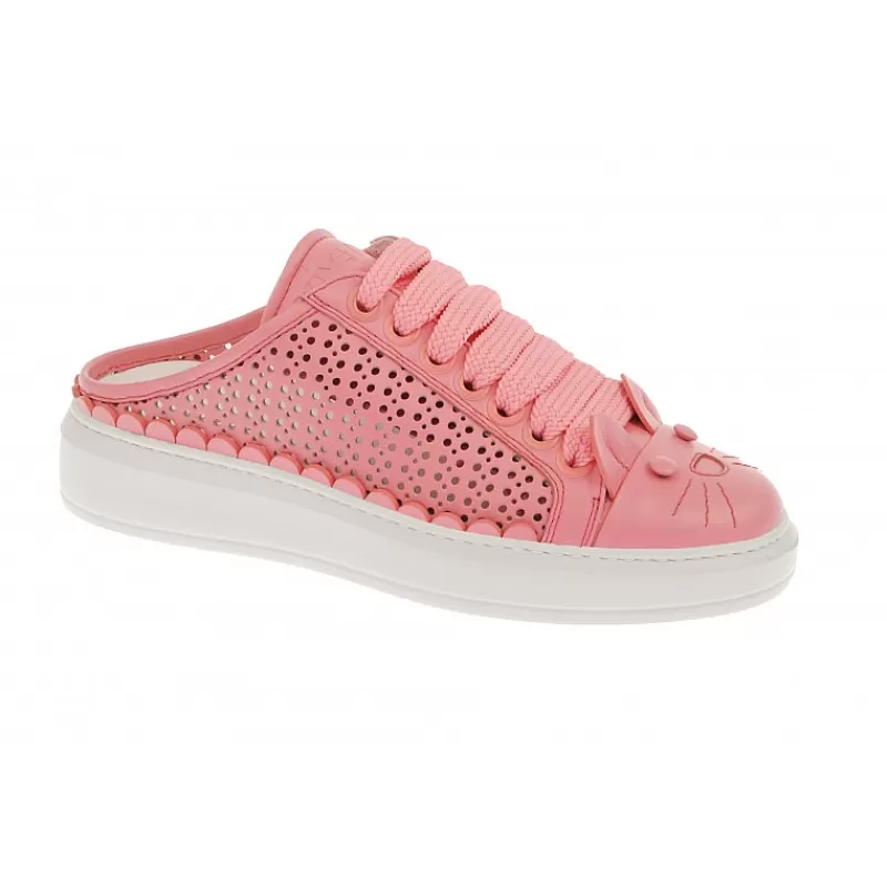 Vivetta Sneakers Mule Cat In Pelle Traforata Cheap