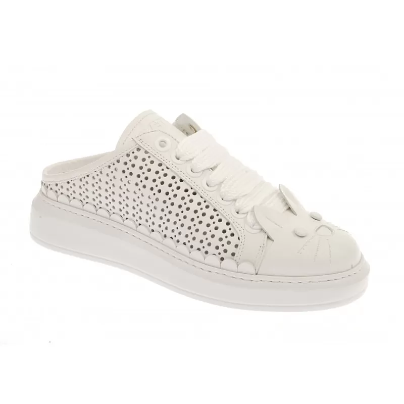 Vivetta Sneakers Mule Cat In Pelle Traforata Best