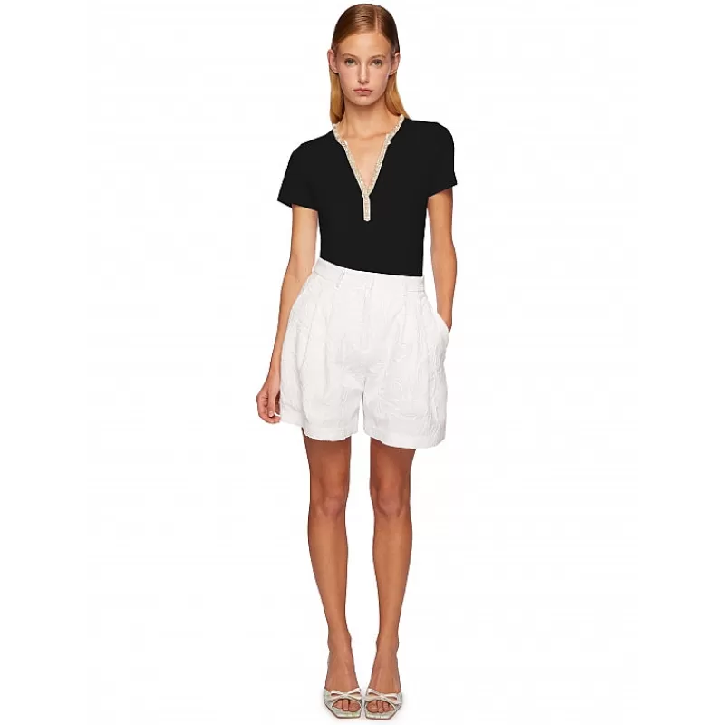 Vivetta T-Shirt Con Ricamo Cheap