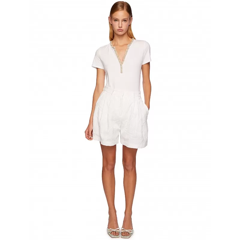 Vivetta T-Shirt Con Ricamo Outlet